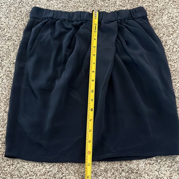 100% navy silk skirt by 3.1 Philip Lim - Picture 5 of 6